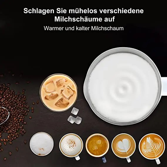 Biolomix-Milchaufschäumer Elektrisch 300ML 4 Voreingestellte Programme Biolomix-Milchaufschäumer Elektrisch 300ML 4 Voreingestellte Programme